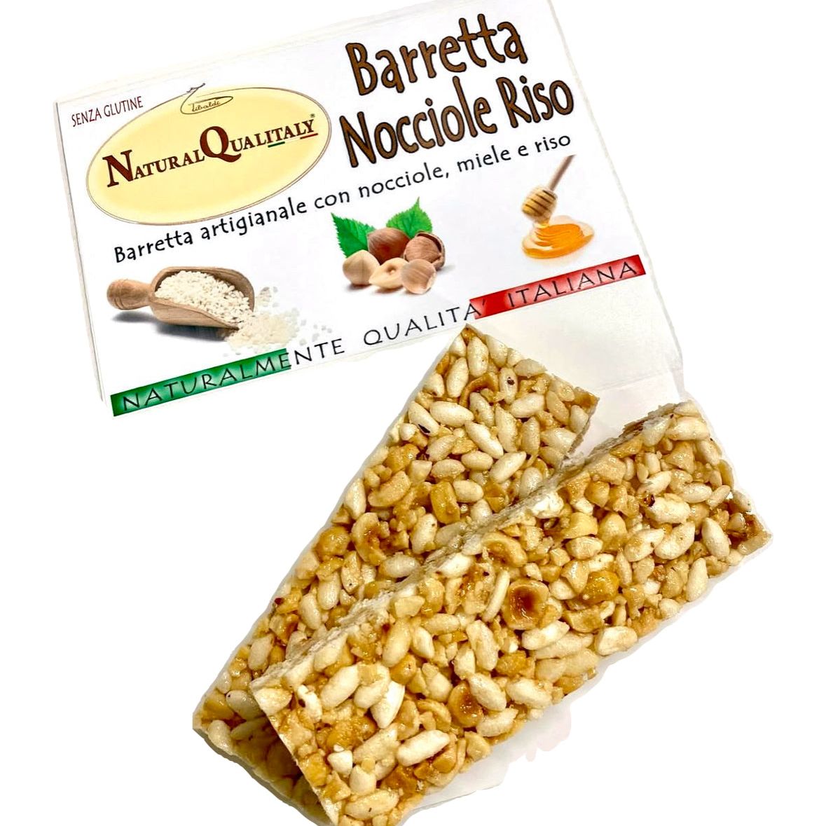 Barre de riz aux noisettes