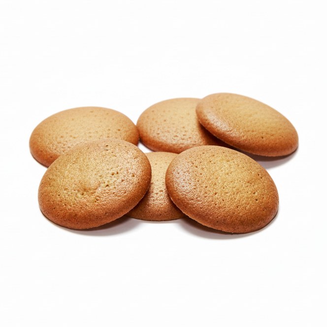Biscotti disposti